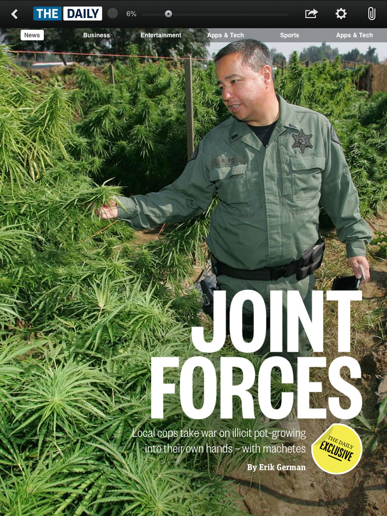 Joint Forces: Following local enforcement as they wage a war on weed